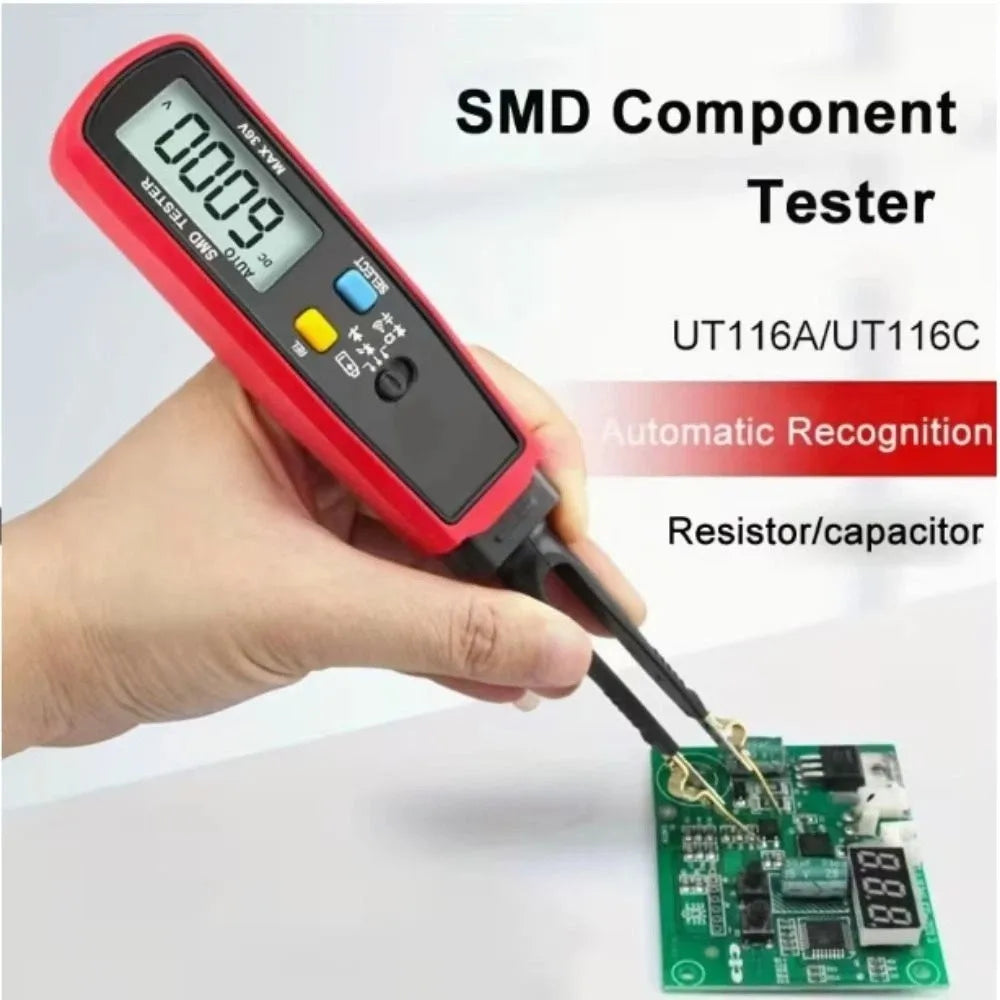 LCD Display Voltage Testers Test Clip IP65 Waterproof Continuity Tester 6000 Counts Auto Range Phase Sequence Detector Vue