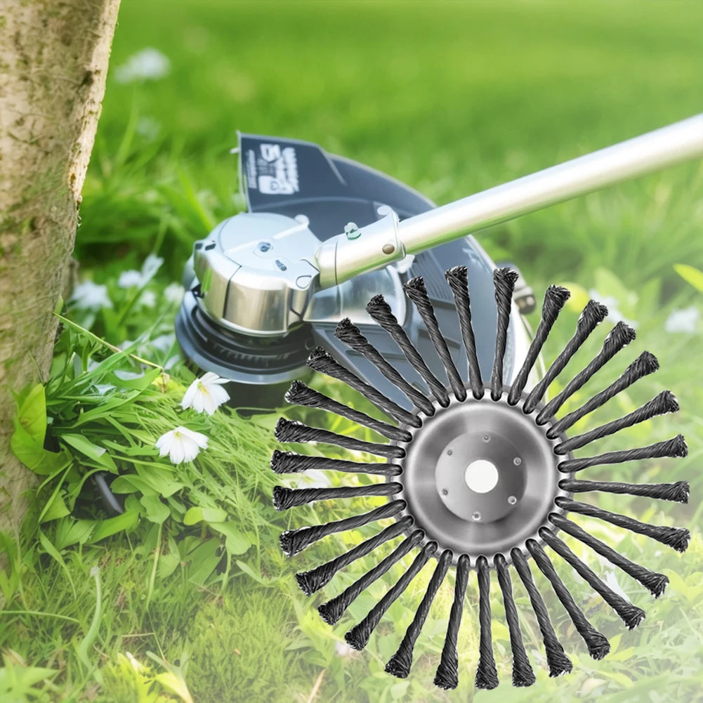 10-Inch Knot Steel Wire Trimmer Head | Universal Brush Cutter Wire Trimmer Head Vue