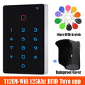 Wifi Access Control Rfid Card Smart Gate Remote Lock Waterproof Magnetic Lock With Rainproof Cover Work With Tuya APP Mobile Vue 125Khz and cover