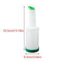 1L Plastic Juice Jug Dispensers Bar Pour Colorful Juice Pouring Bottle Containers For Bar Home Supplies Restaurant Cafe〔CC11〕 Vue Green