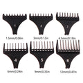 6Pcs/set Professional Hair Trimmer Limit Comb Universal Guards For T9 1.5/3/4.5/6/9/12 Mm Hairdresser Hair Cutting Guide Barber Vue Onesize