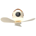 7200mAh Portable Rechargeable Ceiling Fan Wireless USB Hanging Fan Night Light for Student Dorm Bed Outdoor Camping Vue 7200mAh