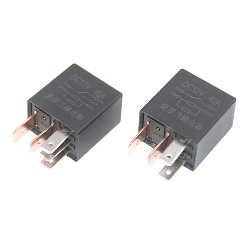 1PCS Car Relay DC 12V 40A Rated Current 1NO 1NC SPDT 4/5 Pins Car Automotive Alarm Relay 40 Amp Wholesale High Quality Vue