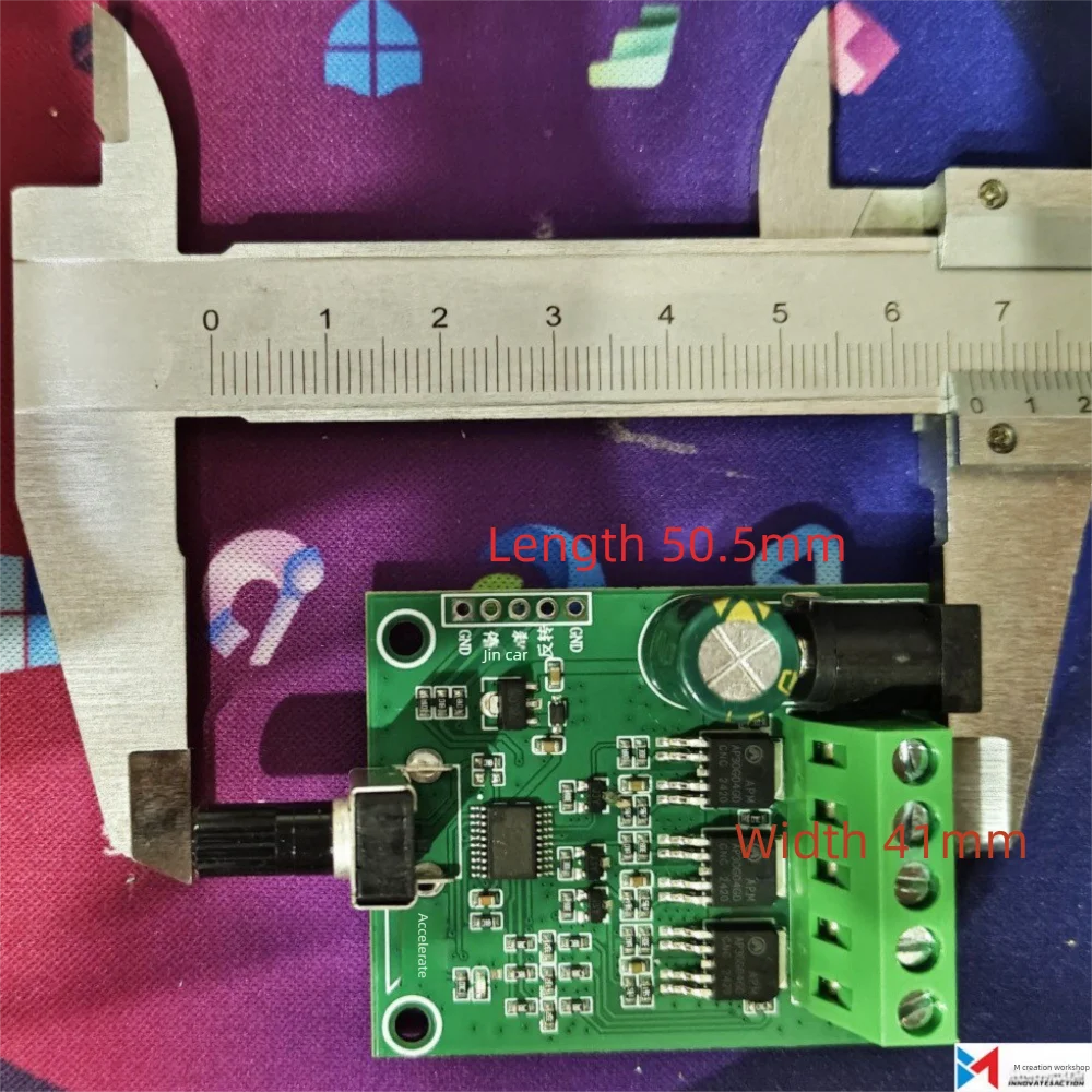 DC Brushless Motor Driver Board+2804 Brushless Motor Knob Speed Control No Hall Drive Set Motor Forward and Reverse Control Kit Vue