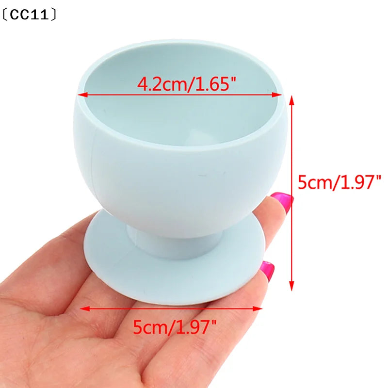 Cup Door Knob Covers Rubber Wall Protector Handle Stopper Crash