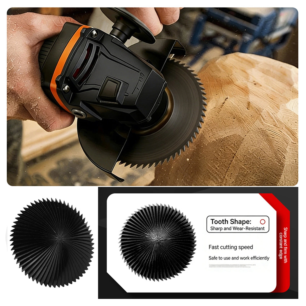 M14 Wood Carving Disc – Angle Grinder Shaping Wheel 50/70mm Grinding Carving Disc Vue