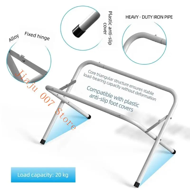 Foldable Pet Bathing Stand & Grooming Hammock | Blue Pet Grooming Stand Vue