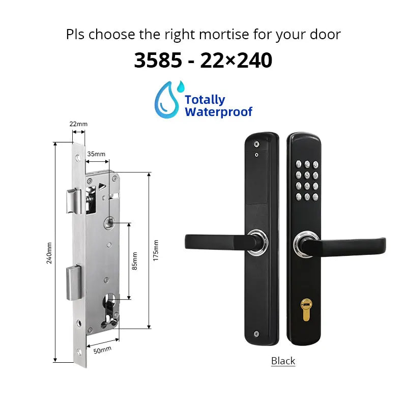 Mechanical combination Coded Lock Fire and Waterproof Digital Lock Password and Silding Lock Push button For garden Vue JXB 3585 China Mainland