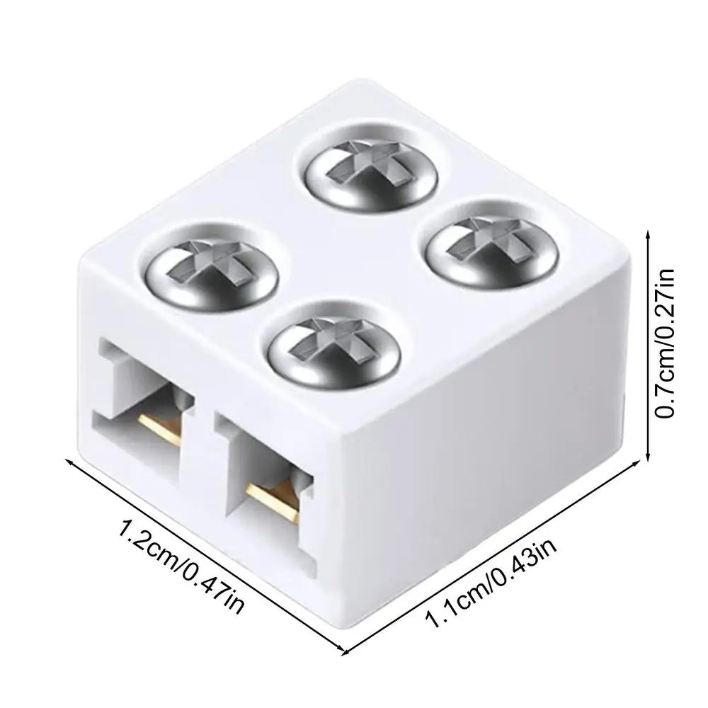 8mm LED Light Strip Connectors Sturdy LED Connector User-Friendly LED Connecting Versatile LED Strip Light Connectors Vue 1pcs