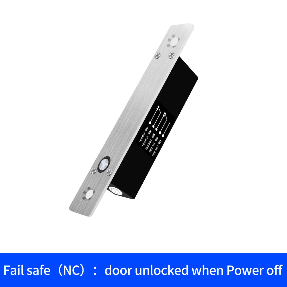 Upgrade Your Security System Electric Bolt Door Lock DC 12V Fail Safe Lock Locker with Timer Delay Door Contact Feedback Signal Vue B3L-NC