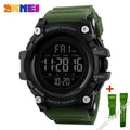 SKMEI 1384 Military Digital Men's Sport Watch – Waterproof Digital Sport Watch Vue green with strap China Mainland