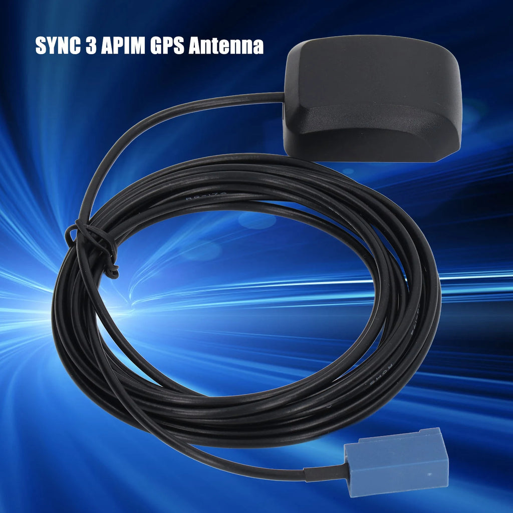 3V‑5V GPS Antenna 1575.42MHz Waterproof Compact Replacement for SYNC 3 APIM Module SYNC 3 GPS Antenna Harness Vue