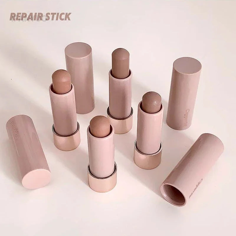 Gray Brown Bronzer Contouring Stick Waterproof Cream Texture Moisturizing Shadow Contouring Pen Face Concealer Cosmetics Makeup Vue