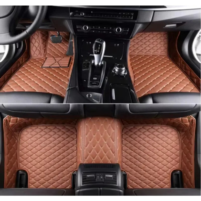 3D PU-leather Waterproof Custom Car Floor Mats For Maxus D60 T60 Auto Coche Accessories Waterproof Leather Floor Liners Vue