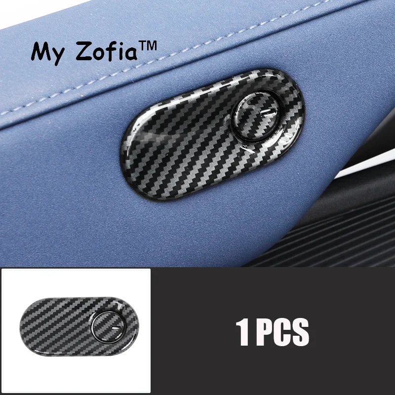 For Xpeng G6 2024 2025 2026 Carbon fiber Wood Grain Decorative Stickers Center Console Gear Shift Lift Frame Panel Accessories Vue C