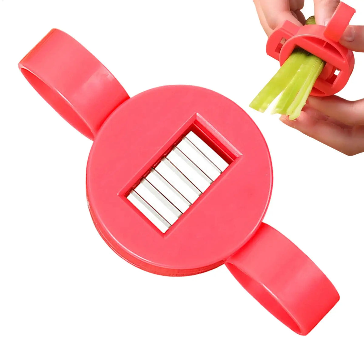 9.5X4cm Green Bean Frencher Multi-Functional Rustproof Long Bean Shredder for Slicing Cutting Vegetables Carrots Potatoes Vue