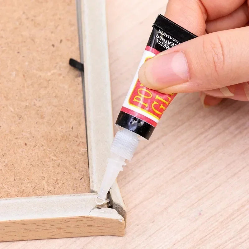 100x Liquid Super Glue Wood Rubber Metal Glass Cyanoacrylate Adhesive Stationery Store Nail Gel 502 Instant Strong Bond Leather Vue