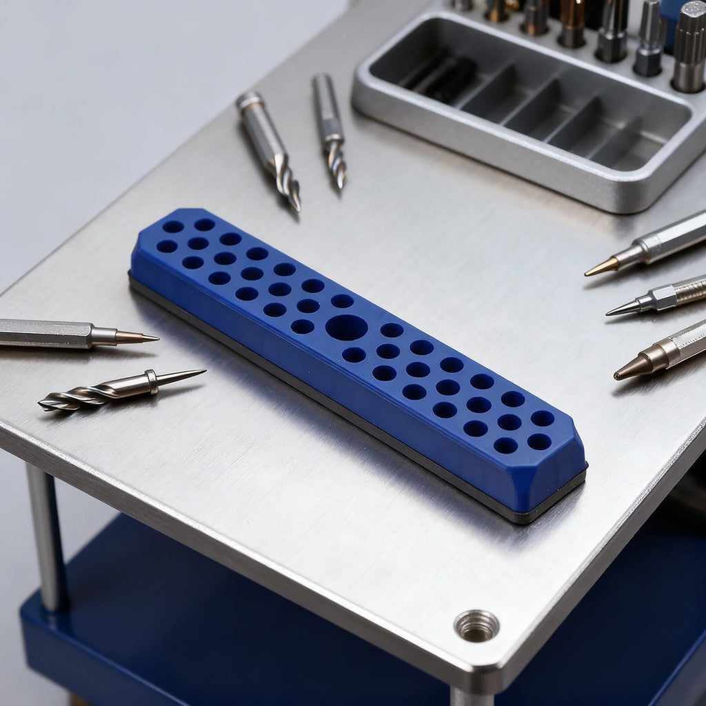 43-Hole Hex Bit Holder Organizer for 1/4" Screwdriver Bits Bit Holder Organizer Vue