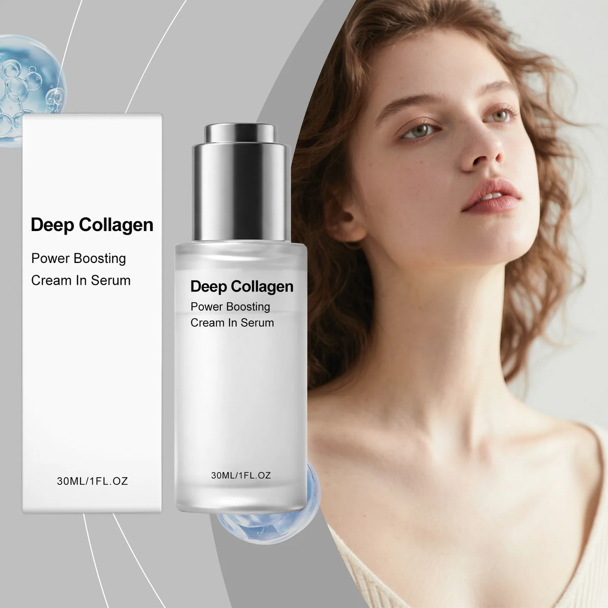Hydrating Collagen Serum: deeply moisturizes and repairs skin, leaving it nourished smooth, glowing, supple, youthful and dewy Vue