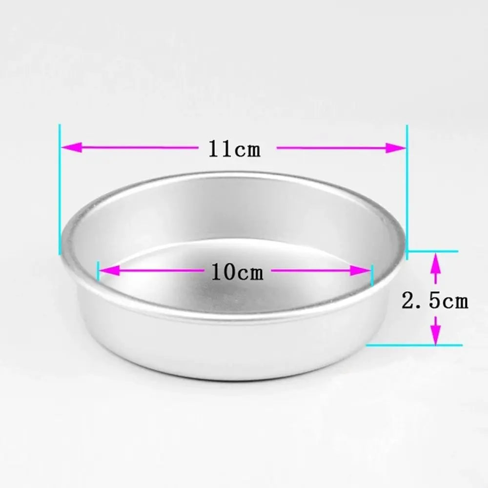 Aluminum Kitchen Supplies Bakeware Pudding Mold Baking Pastry Tools Hamburger Mould Cake Mold Cake Pan Vue