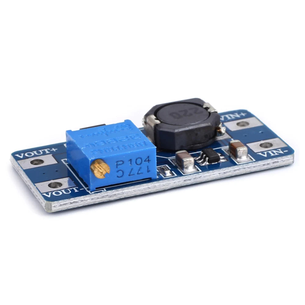 10PCS 2A Max MT3608 Adjustable 3V/5V to 5V/9V/12V/24V DC-DC Step Up Power Module Vue