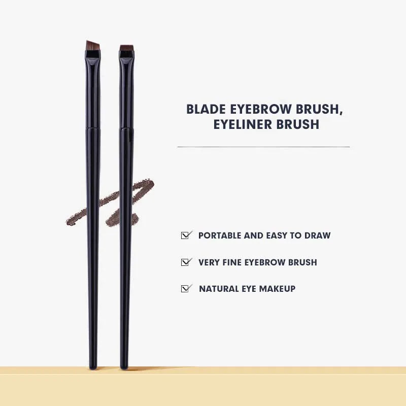1/2pcs Blade Makeup Brushes Eyebrow Eyeline Brush Angled Flat Finer Cosmetic Brush Professional Liner Brow Make Up Tool Vue