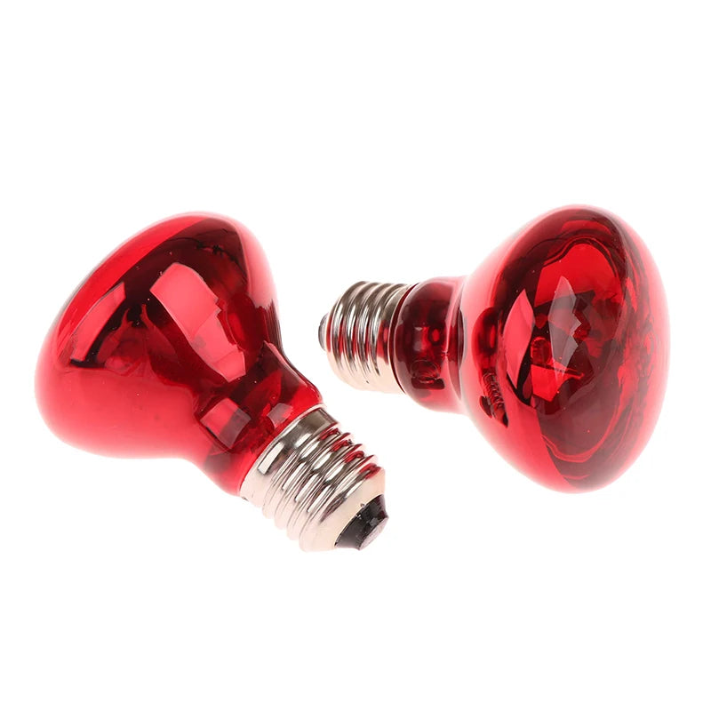 25/40/50/60/75/100W E27 UVA Poultry Bulb Infrared Night Light Day Poultry Heating Bulb For Plants Amphibians Reptile Pets Vue