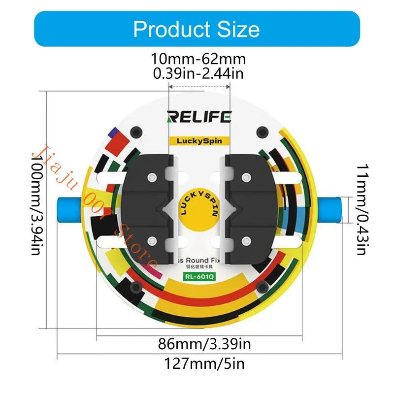 FISOKEE Heat-Insulating Glass Clamp for PCB & CPU Chip Repair PCB Holding Clamp Vue