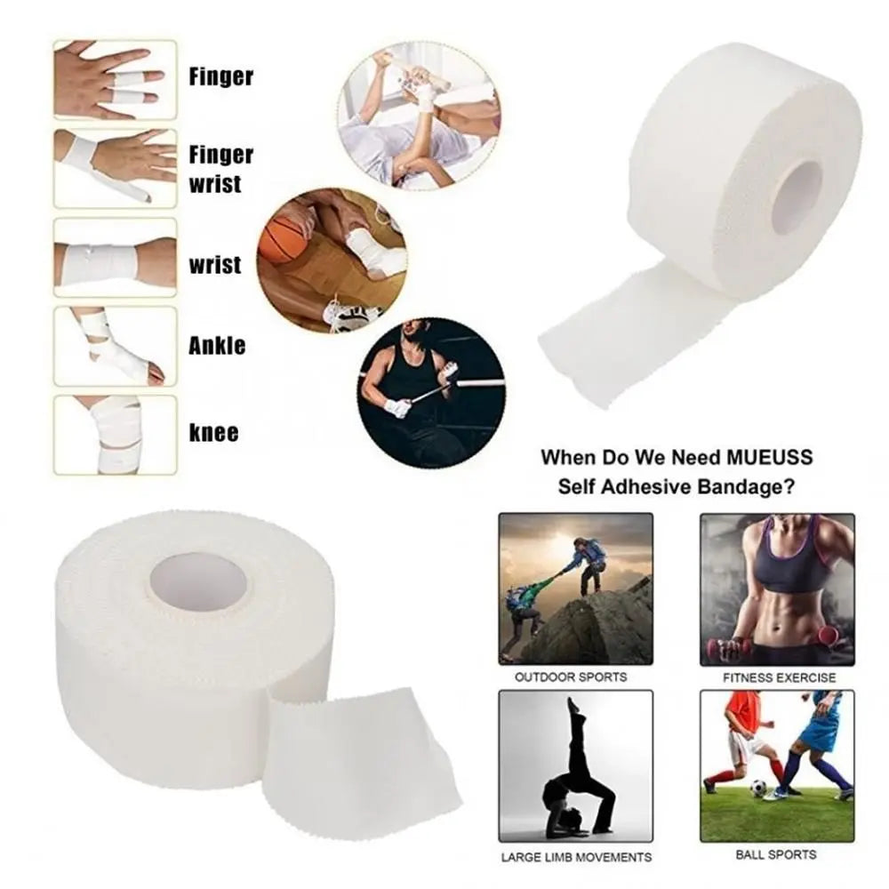 Medical Waterproof Cotton White Premium Adhesive Tape Sport Binding