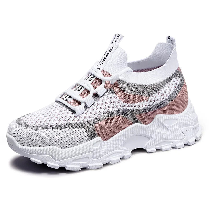 Women's Breathable Mesh Chunky Sole Casual Sneakers Casual Sneakers Vue