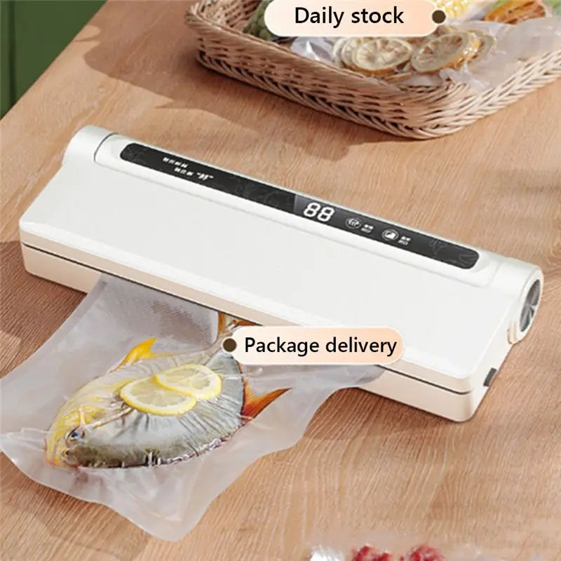 ABKW-Automatic Small Sealer Food Saver Vacuum Sealer For Home Use European Regulations Vue