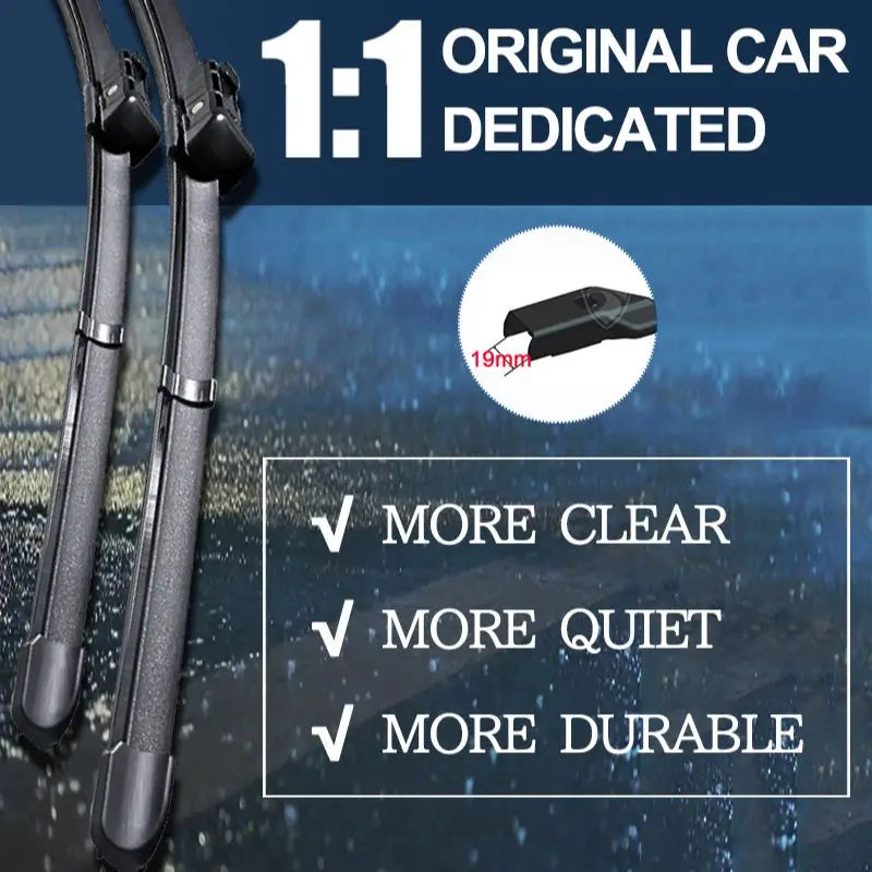Front Wiper Blades for Volvo V60 R-Design 2011–2018 Windshield Wiper Blades Vue