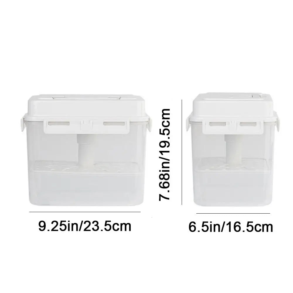 Portable 5 L Kimchi Container Transparent Press-type Ferment Storage Container Leak-proof Sealed Pickle Jar Kitchen Vue