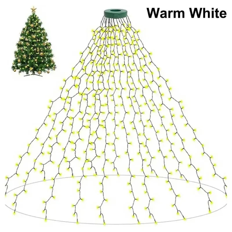 Waterproof USB LED String Lights, 8 Lighting Modes for Christmas Tree Wedding Garden Holiday Decor Vue