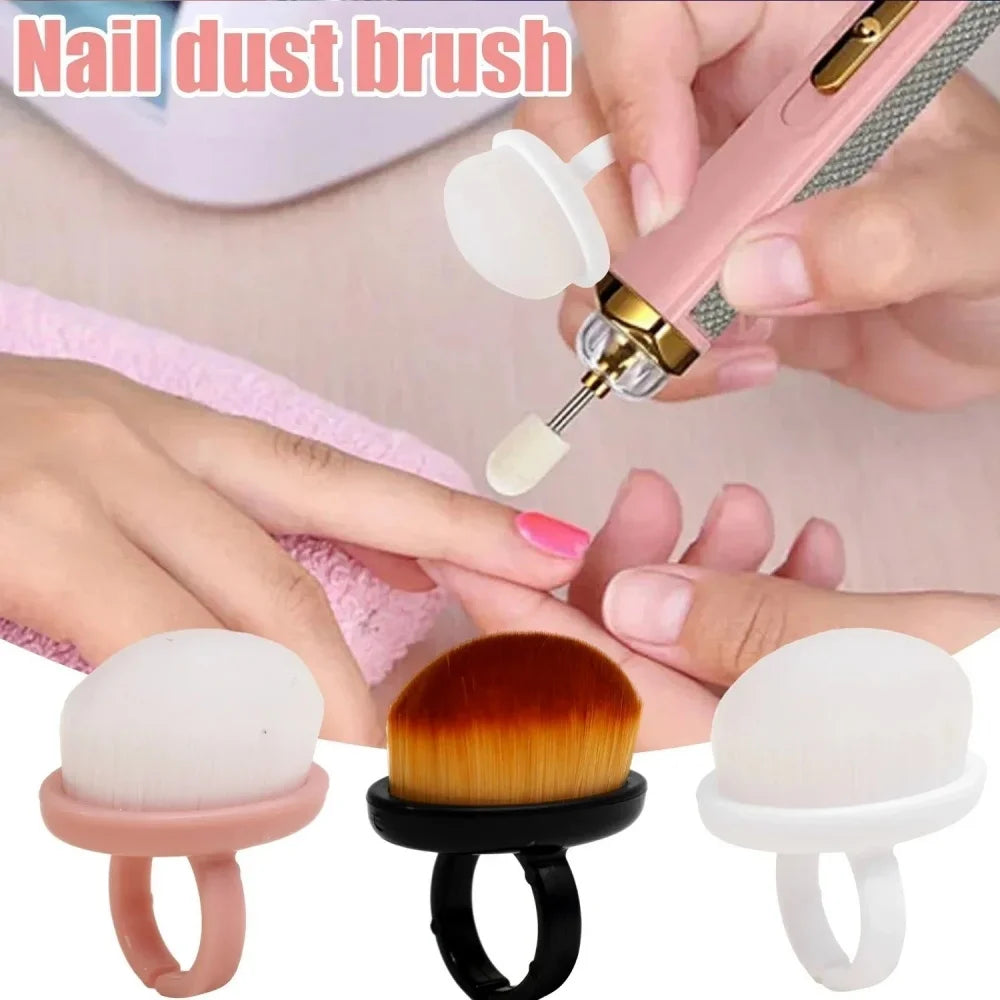 Professional Nail Dust Art Brush Lint Free Remove Gel Polish Powder Cleaning Makeup Brushes Manicure Nail Art Beauty Accessories Vue
