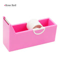 Eyelash Extension Tape Cutter Lash Adhesive Tape Split Tool Plastic Rotating Cutting Makeup Lash Supplies Vue A110-Rose Red