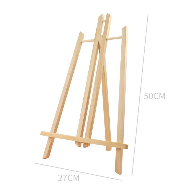 Beech Wood Table Easel For Artist Easel Painting Craft Wooden Stand For Party Decoration Art Supplies 30cm/40cm/50cm Vue 27x50cm