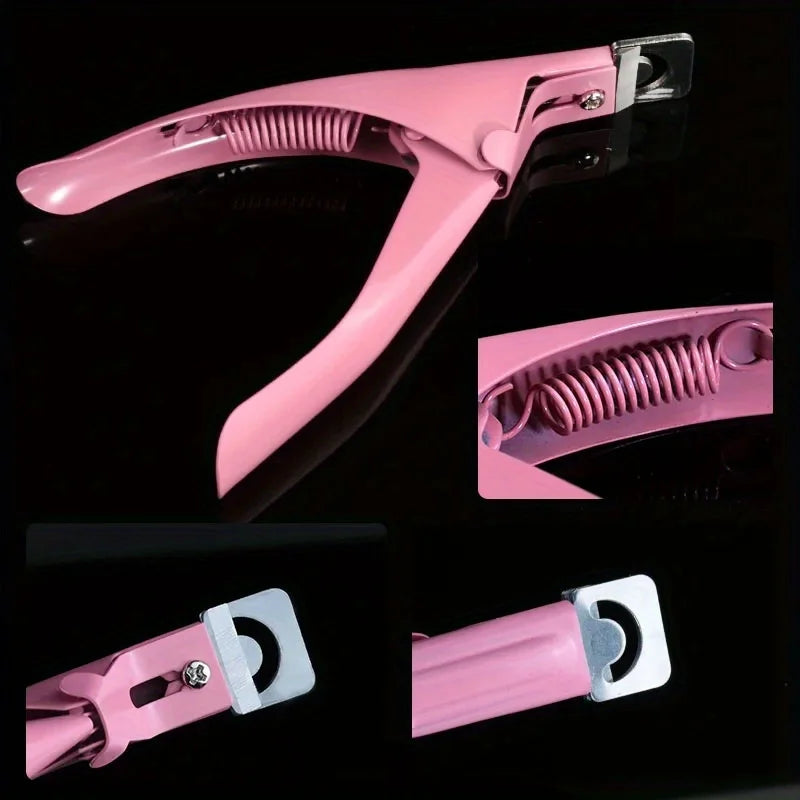 1pc Professional Nail Capsule Cutter U-Shaped False Acrylic Nail Tips Cutter Stainless-Steel Cut Trimmer Manicure Scissors Vue