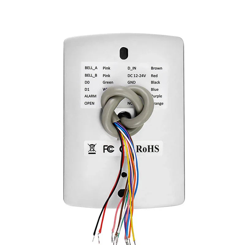 WIFI Tuya APP Waterproof Backlight RFID Door Access Control Reader Keypad 2000 Users 125KHz EM Card Metal Access Controller Vue