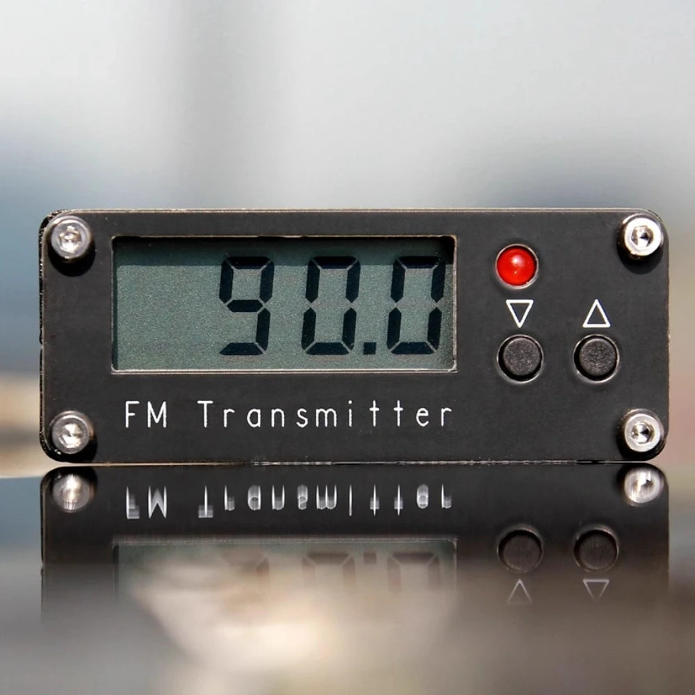 2000M 0.5W FM Transmitter 76-108Mhz Digital Display FM Stereo transmit TYPE-C USB Churches CAR Radio Broadcast Campus Station Vue