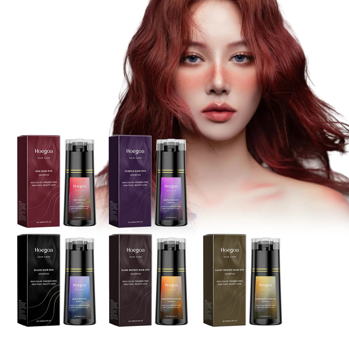 Hair Care Shampoo Series - DIY Trendy Shampoo for Vibrant, Long-Lasting Color, Gentle Hair Care, Nourishment and Smoothness Vue