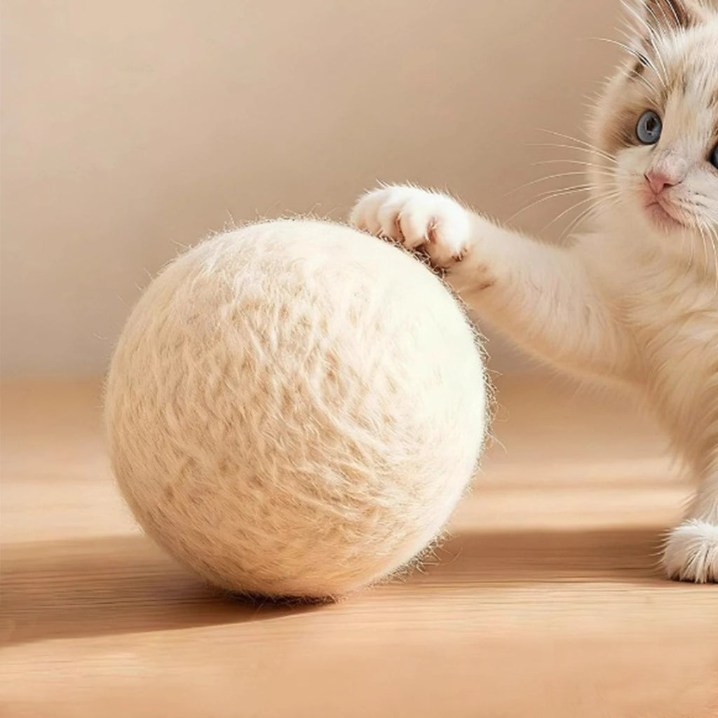 Cat Pom Pom Wool Felt Balls – Interactive Kitten Plush Toy Interactive Cat Toy Vue