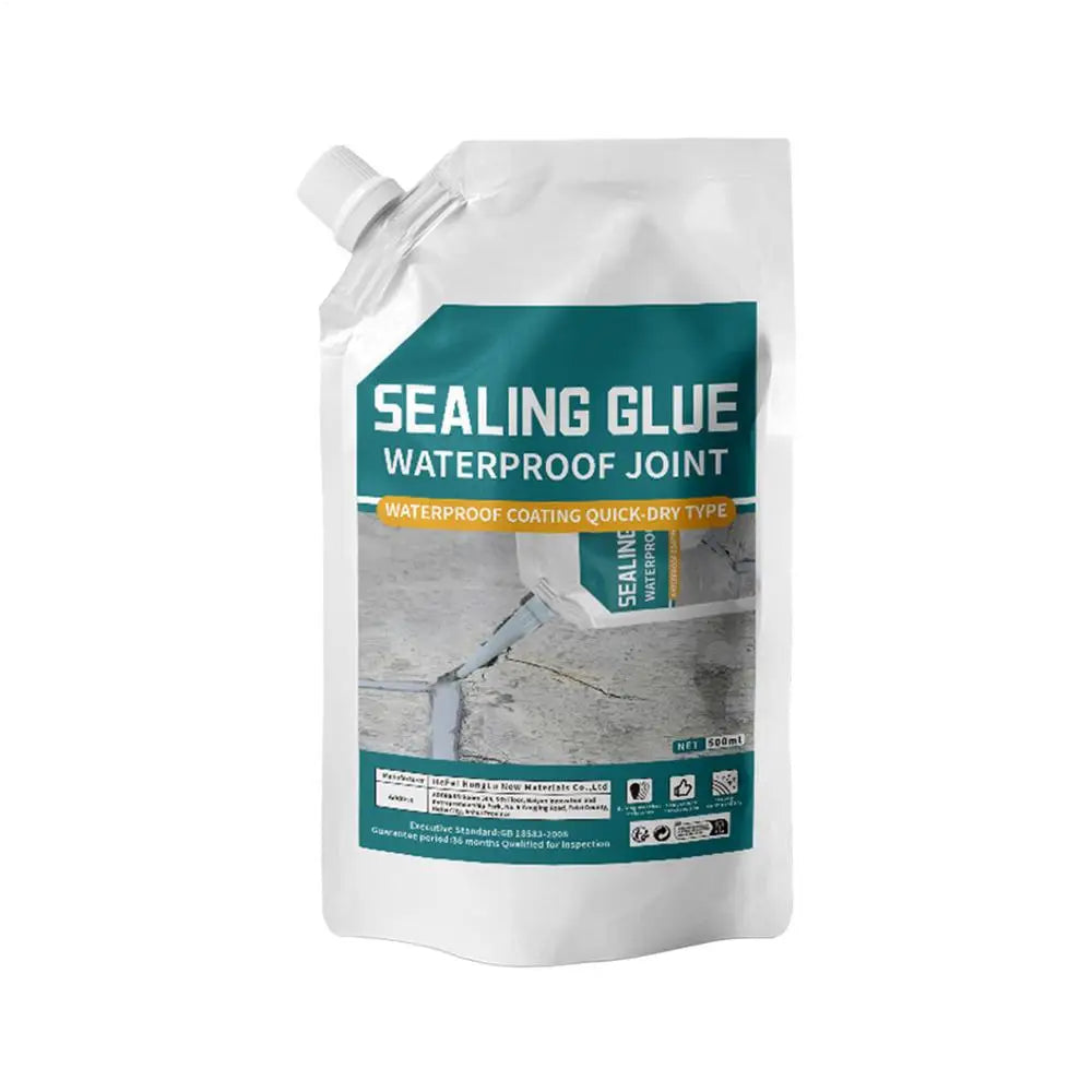 500ml Crack Filling Agent Roof Waterproof Leak Repair Cement Joint Filling Glue Corner Crack Bungalow Leakage Plugging Material Vue single attribute