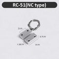 NC Door Sensor Metal Wired Roller Shutter Door Magnetic Contact Reed Switch for Security Alarm System Vue RC-51 NC Type