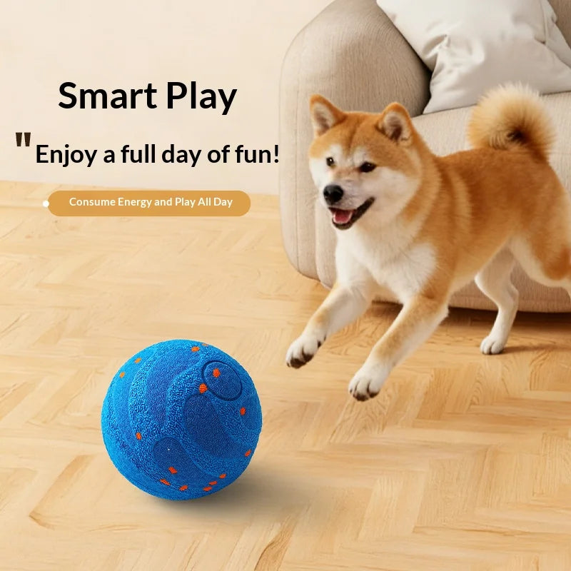 Smart Interactive Dog Toy-Indestructible E-TPU Toy Ball for Aggressive Chewers- Automatic Moving-Rechargeable Ball Vue