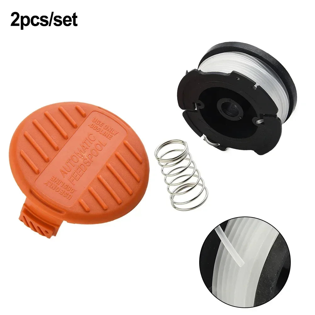 Spool & Line Set for Black+Decker Trimmers BST2018 GL GLC Trimmer Spool Replacement Vue