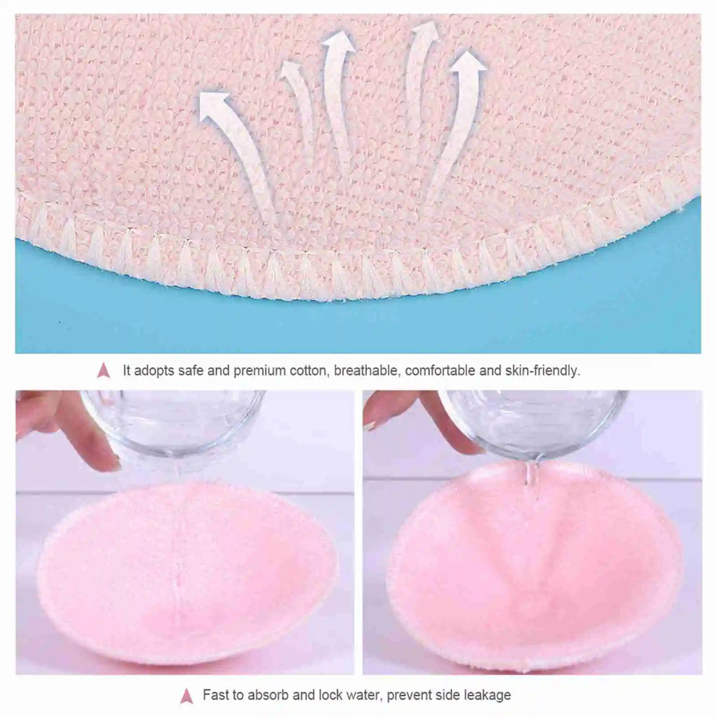 Washable Reusable Soft Cotton Breast Pads Absorbent Breastfeeding Nursing Pad Reusable Nursing Pad Vue