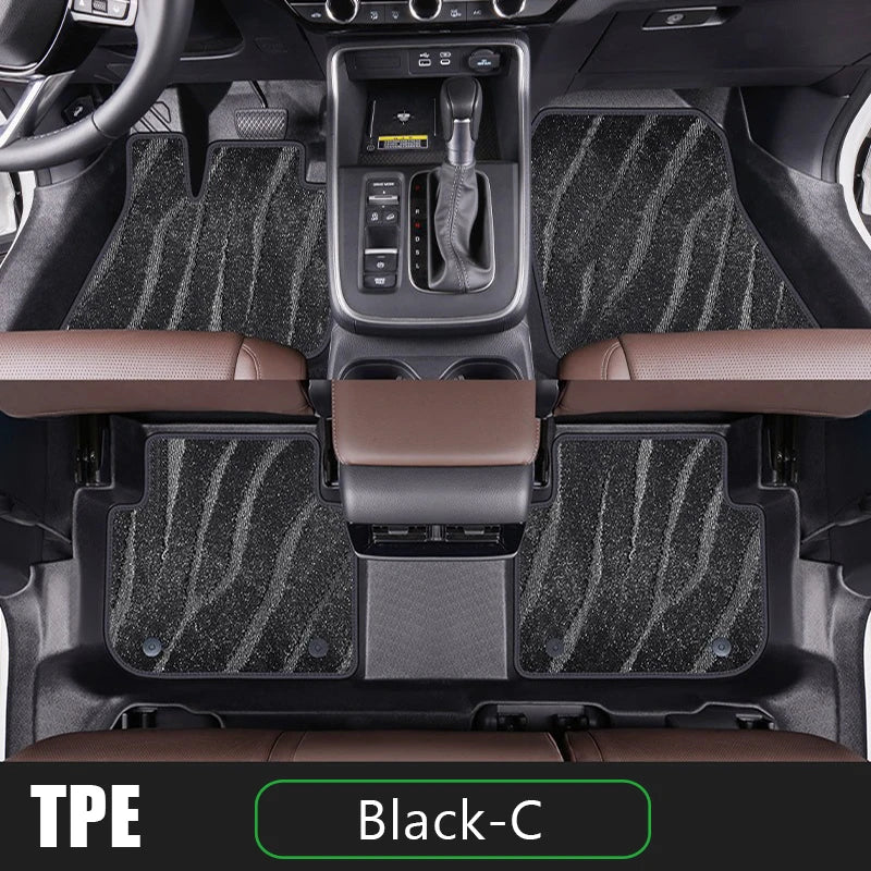 Premium TPE Car Special Floor Mat For Audi Q5 2009-2017, Q3 2013-2024 Carpet Floor For Car Interior Accessories Tapestry Styling Vue black-C Q3 2019-2024