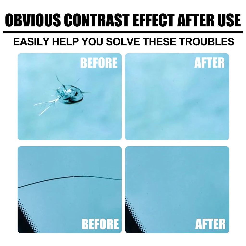 20ml Windshield Repair Fluid Glass Crack Fix Liquid for Cars Invisible Crack Sealer Repair Kits Crack Care Agent Vue
