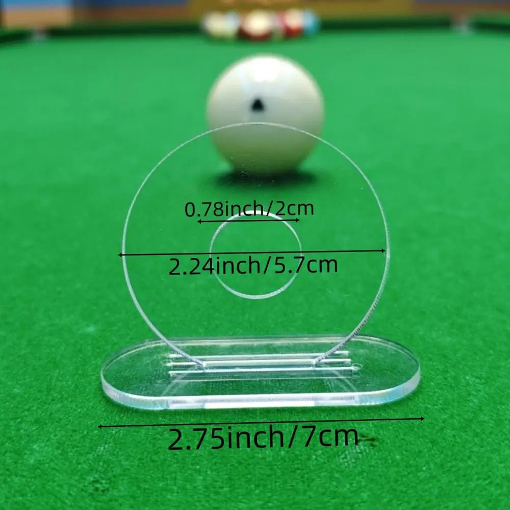 1/5 Holes Billiard Rod Trainer Billiards Straightness Trainer Pool Cue Accuracy&Club Control Trainer Billiard Hitting Exerciser Vue Single hole